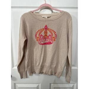Nougat London Women's Crown Wool, Cashmere, Angora Blend Crewneck Sweater, L